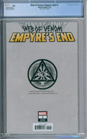 Web Of Venom: Empyre's End #1 CGC 9.8 Lashley "Virgin" Edition