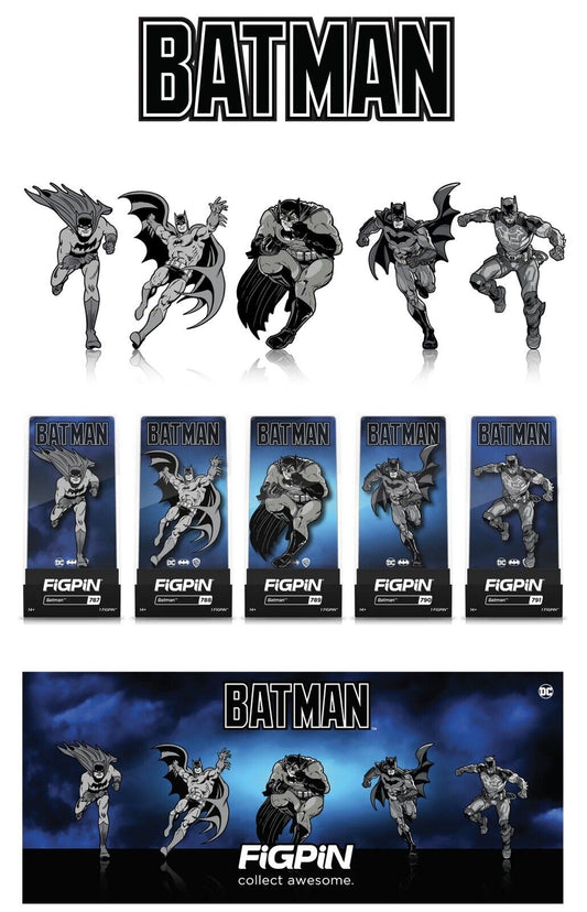 FigPin Batman #787-791 5 Pin Set