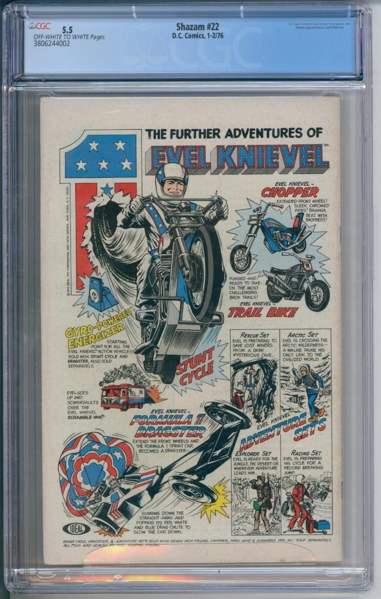 DC Comics Shazam #22 CGC 5.5 (Kurt Schaffenberger cover)