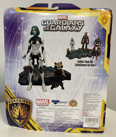 Marvel Select Guardians Of The Galaxy Gamora w/ Rocket Figure