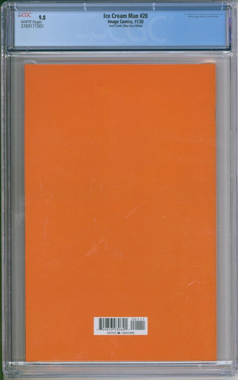 Ice Cream Man #20 CGC 9.8 "Green Eggs & Ham" Homage Cover (B)