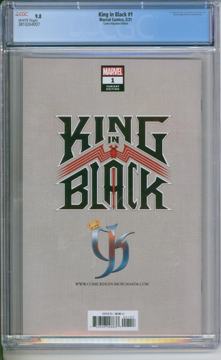 Marvel Comics King in Black #1 CGC 9.8 (Amazing Spider-Man #328 homage cover)