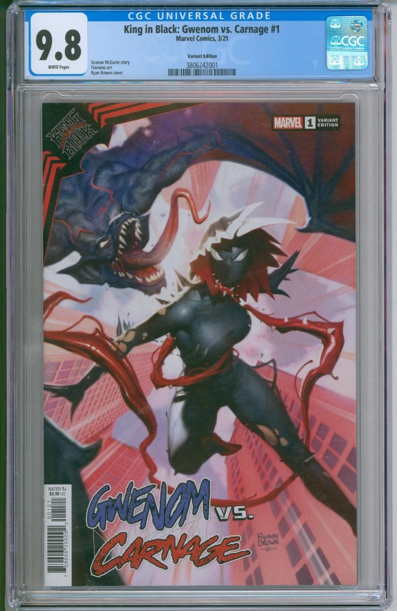 Marvel Comics King in Black: Gwenom vs. Carnage #1 CGC 9.8 (Variant Cover)