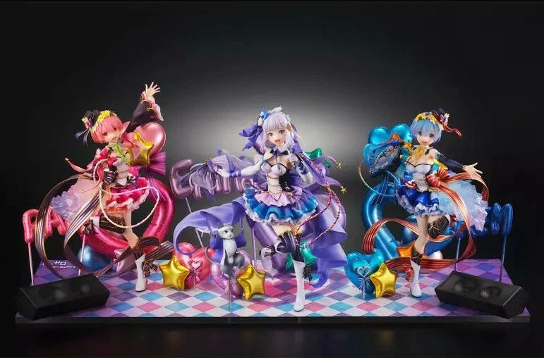 Re:Zero Starting Life in Another World Idol Ver. Set with Bonus Display Base WH