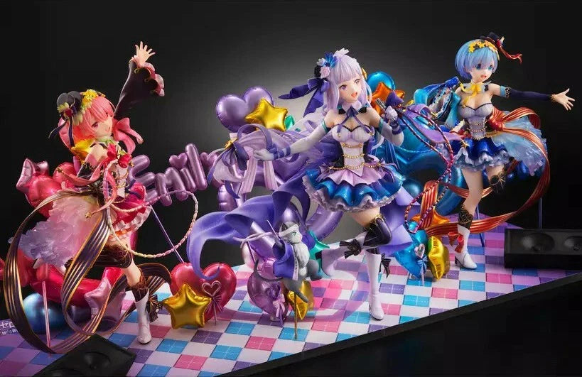 Re:Zero Starting Life in Another World Idol Ver. Set with Bonus Display Base WH