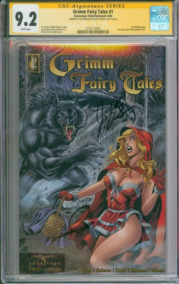 Grimm Fairy Tales #1 CGC Signature Series 9.2