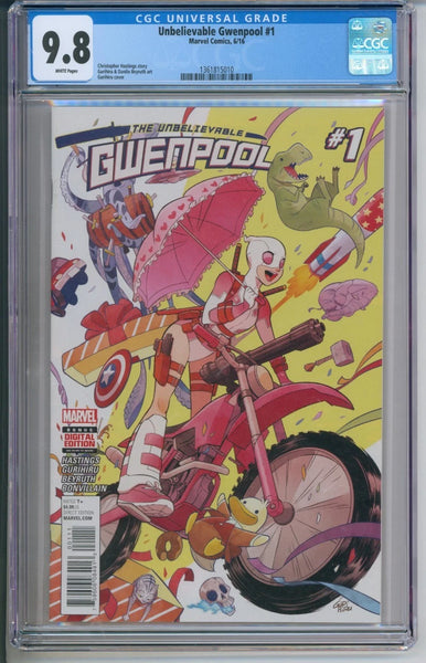 Unbelievable Gwenpool #1 CGC 9.8