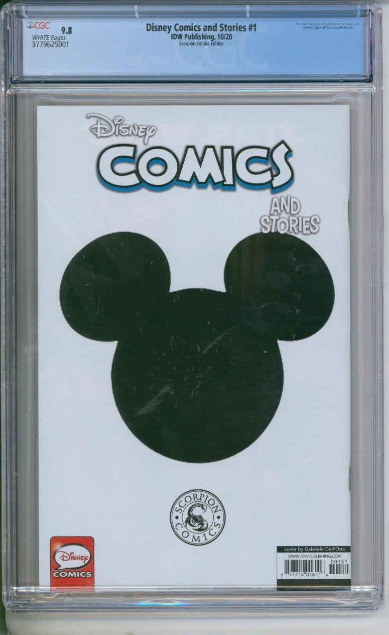 Disney Comics And Stories #1 CGC 9.8