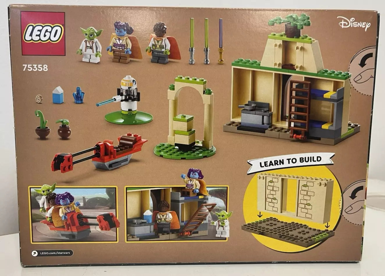 Lego Star Wars Young Jedi Adventures Tenoo Jedi Temple 75358 124 pcs