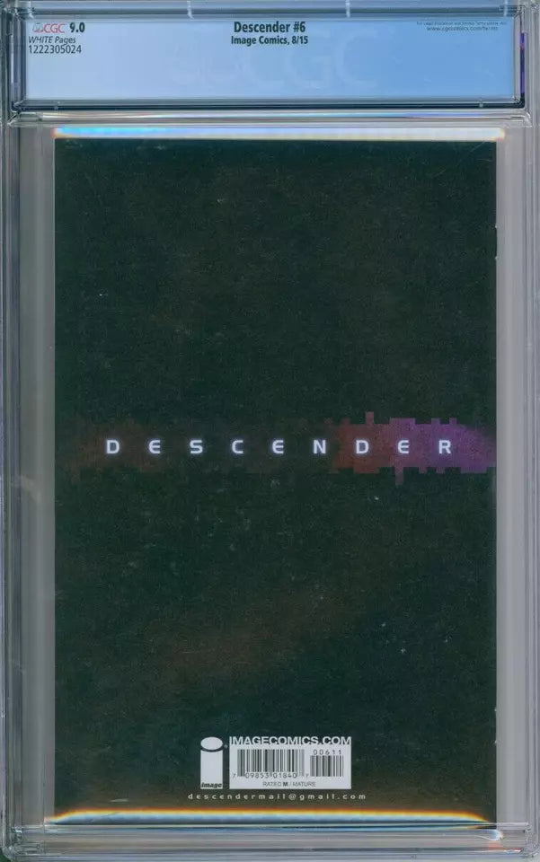 Descender #6 CGC 9.0