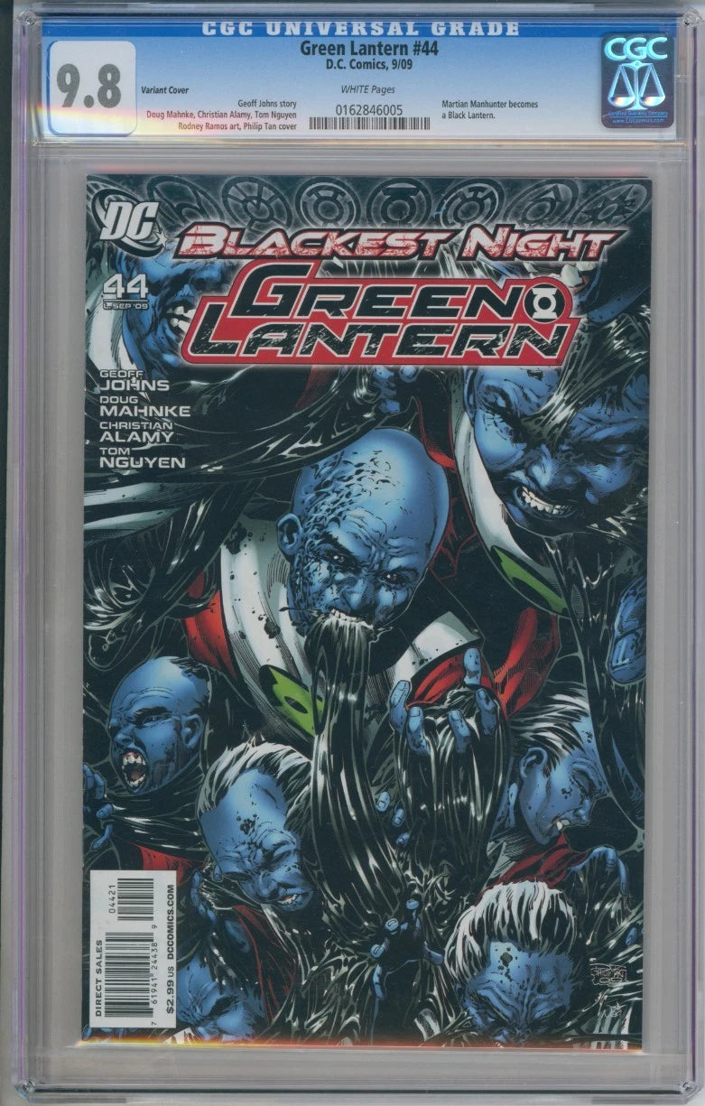 Green Lantern #44 CGC 9.8 (Martian Manhunter becomes a Black Lantern)