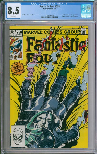 Marvel Comics Fantastic Four #258 CGC 8.5 (Dr. Doom & Terrax appearance)