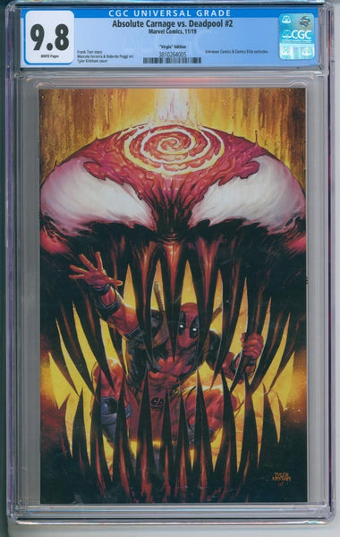 Marvel Comics Absolute Carnage vs. Deadpool #2 (exclusive "Virgin" edition)