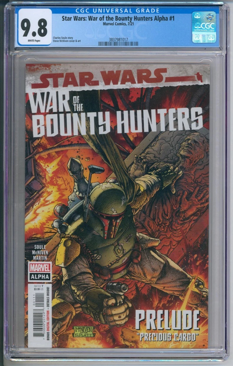 Star Wars: War of the Bounty Hunters Alpha #1 CGC 9.8