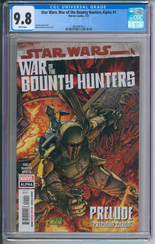 Star Wars: War of the Bounty Hunters Alpha #1 CGC 9.8