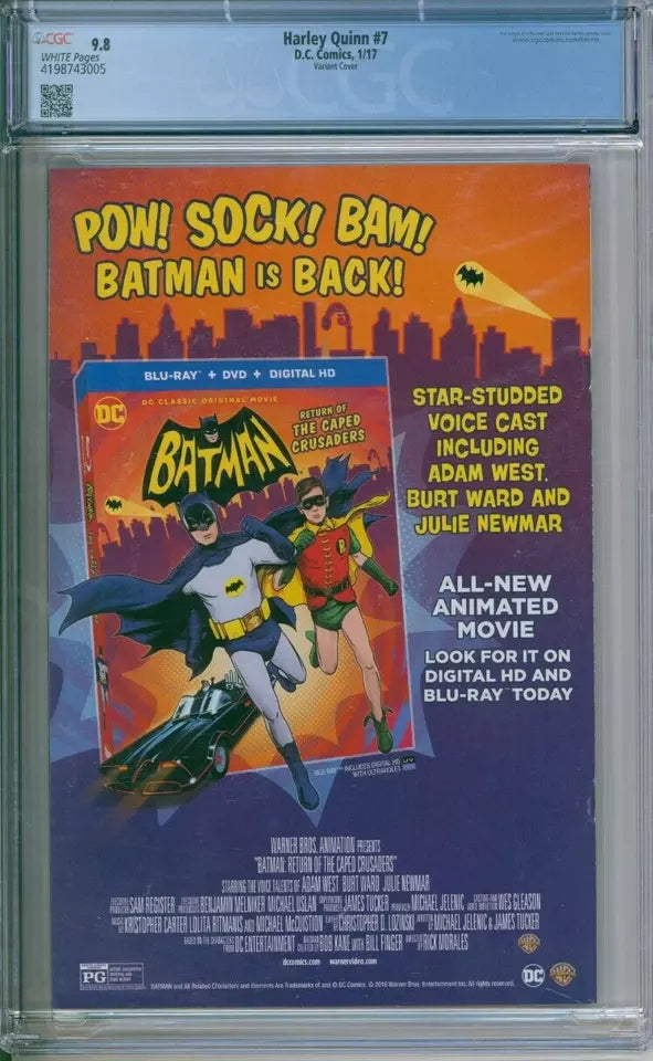 Harley Quinn #7 CGC 9.8 Variant