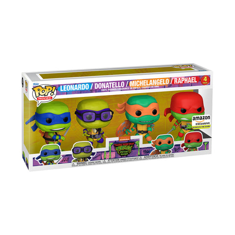Teenage Mutant Ninja Turtles Mutant Mayhem Funko Pop 4 Pack #4