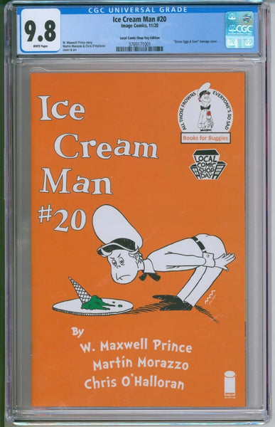 Image Comics Ice Cream Man #20 CGC 9.8 ("Green Eggs & Ham" homage cover)