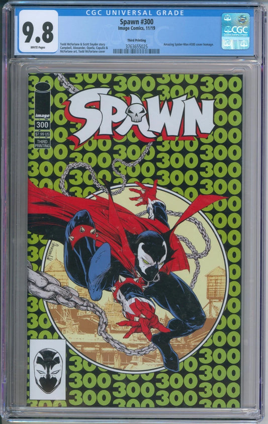 Spawn #300 CGC 9.8 (Todd McFarlane art & cover)