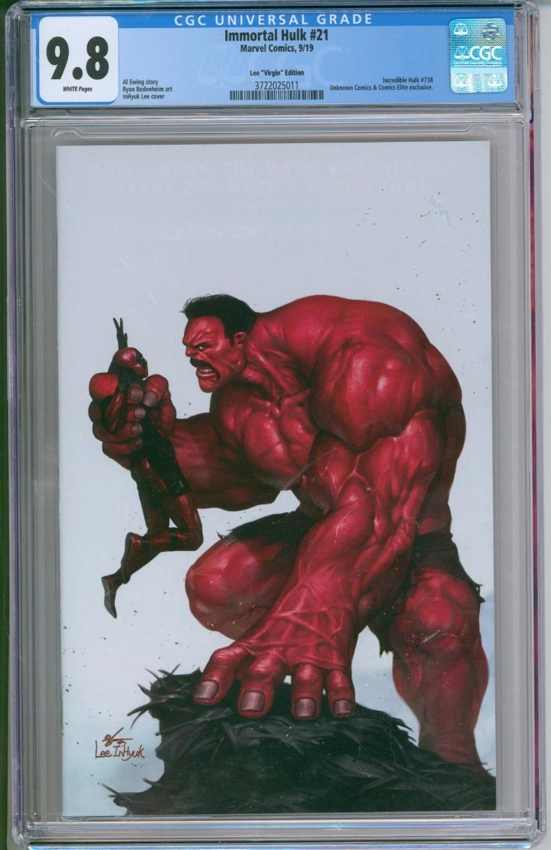 Marvel Comics Immortal Hulk #21 (LGY#378) CGC 9.8 (Lee "Virgin" Edition)