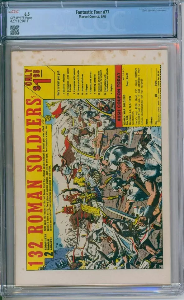 Fantastic Four #77 CGC 6.5