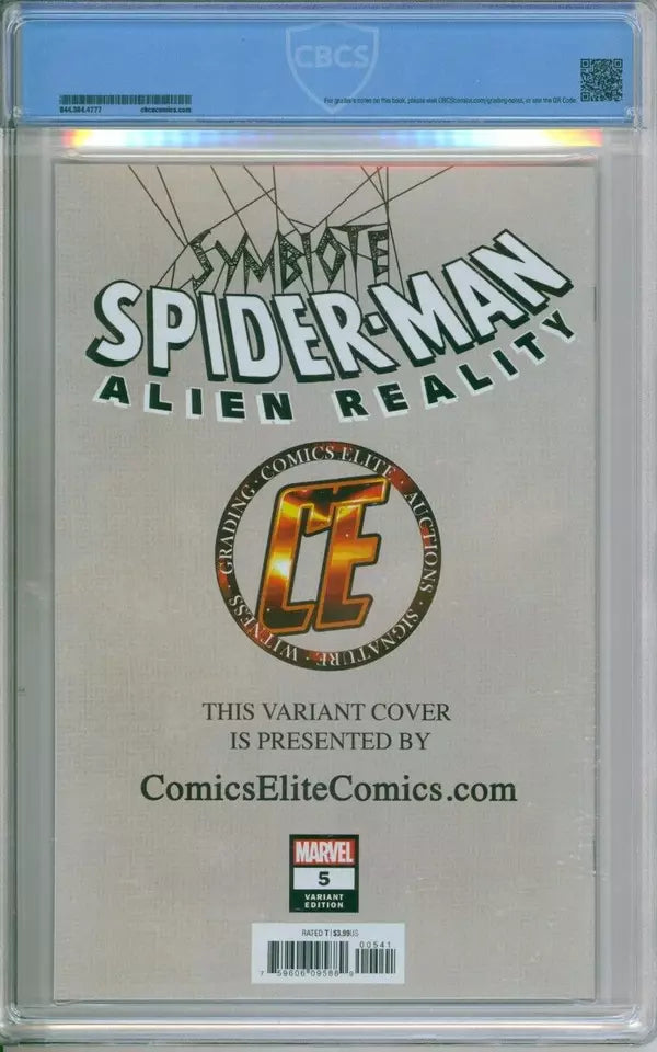 Symbiote Spider-Man: Alien Reality CBCS 9.9 "Virgin Cover"