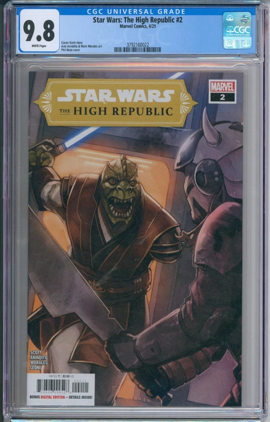Star Wars: The High Republic #2 CGC 9.8