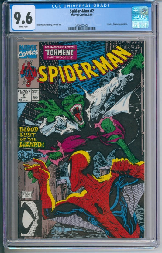 Marvel Comics Spider-Man #2 CGC 9.6 (Lizard & Calypso appearance)