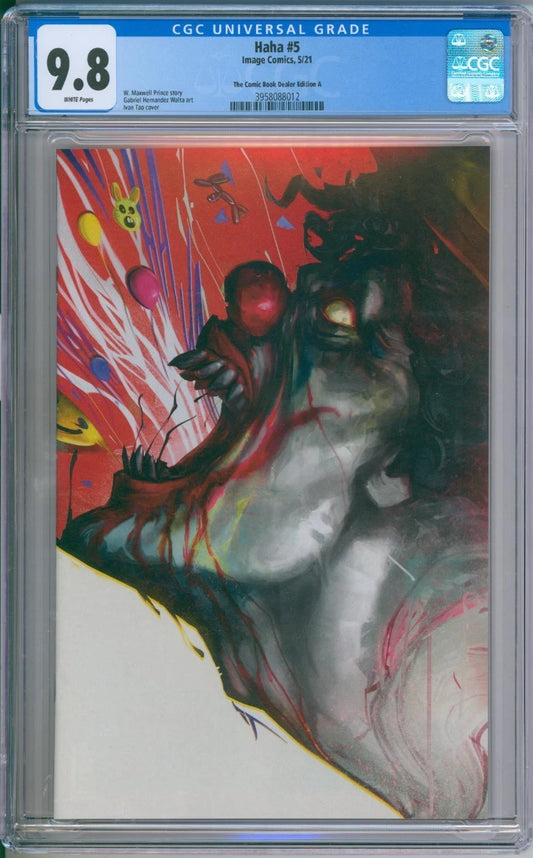 Image Comics Haha #5 CGC 9.8 (The Comic Book Dealer Edition A)