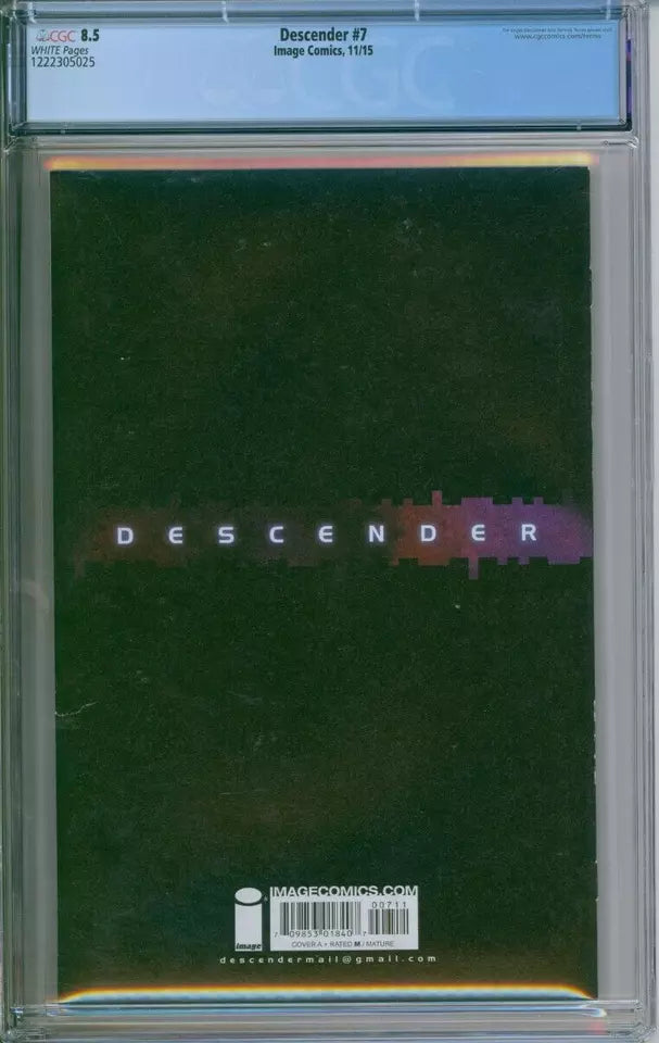 Descender #7 CGC 8.5