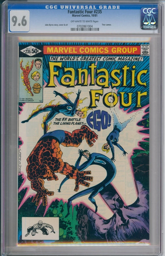 Fantastic Four #235 CGC 9.6 (John Byrne story, cover, & art)