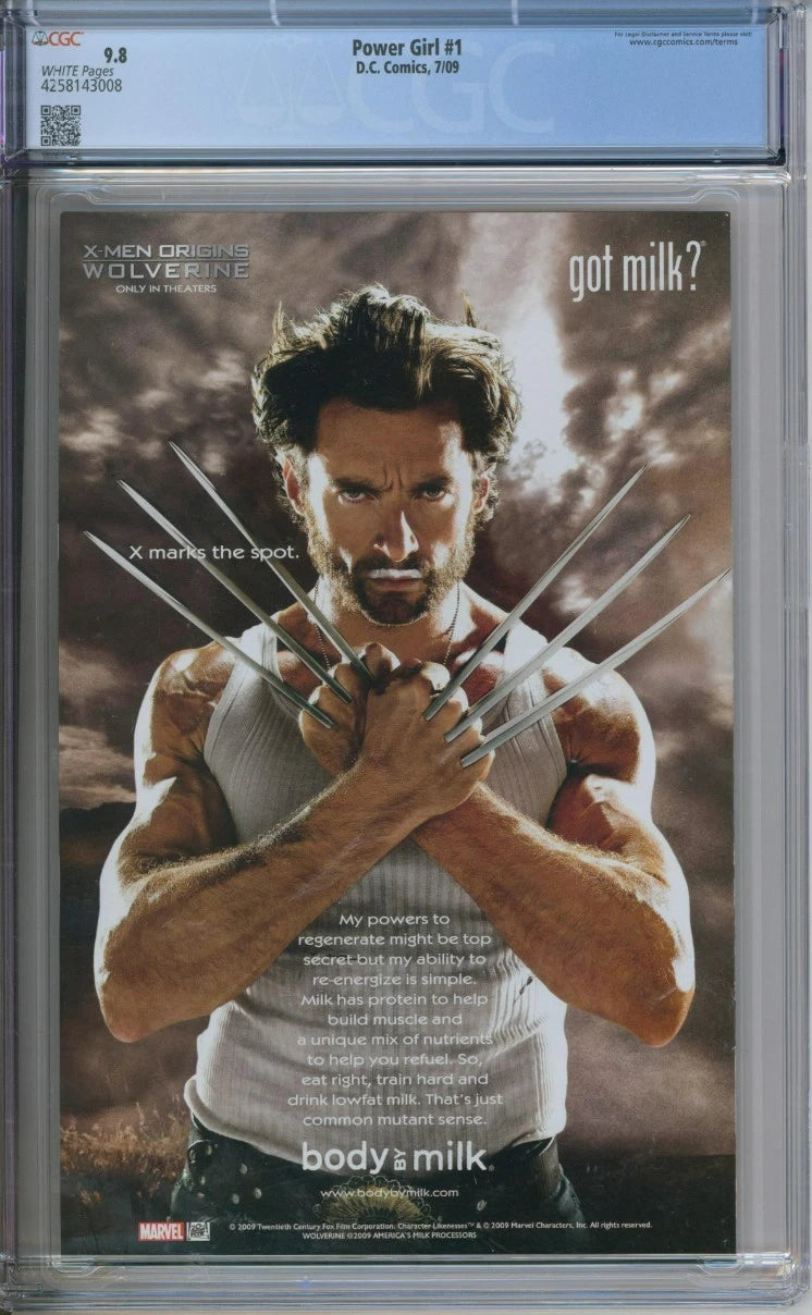 Power Girl #1 CGC 9.8 Jimmy Palmiotti