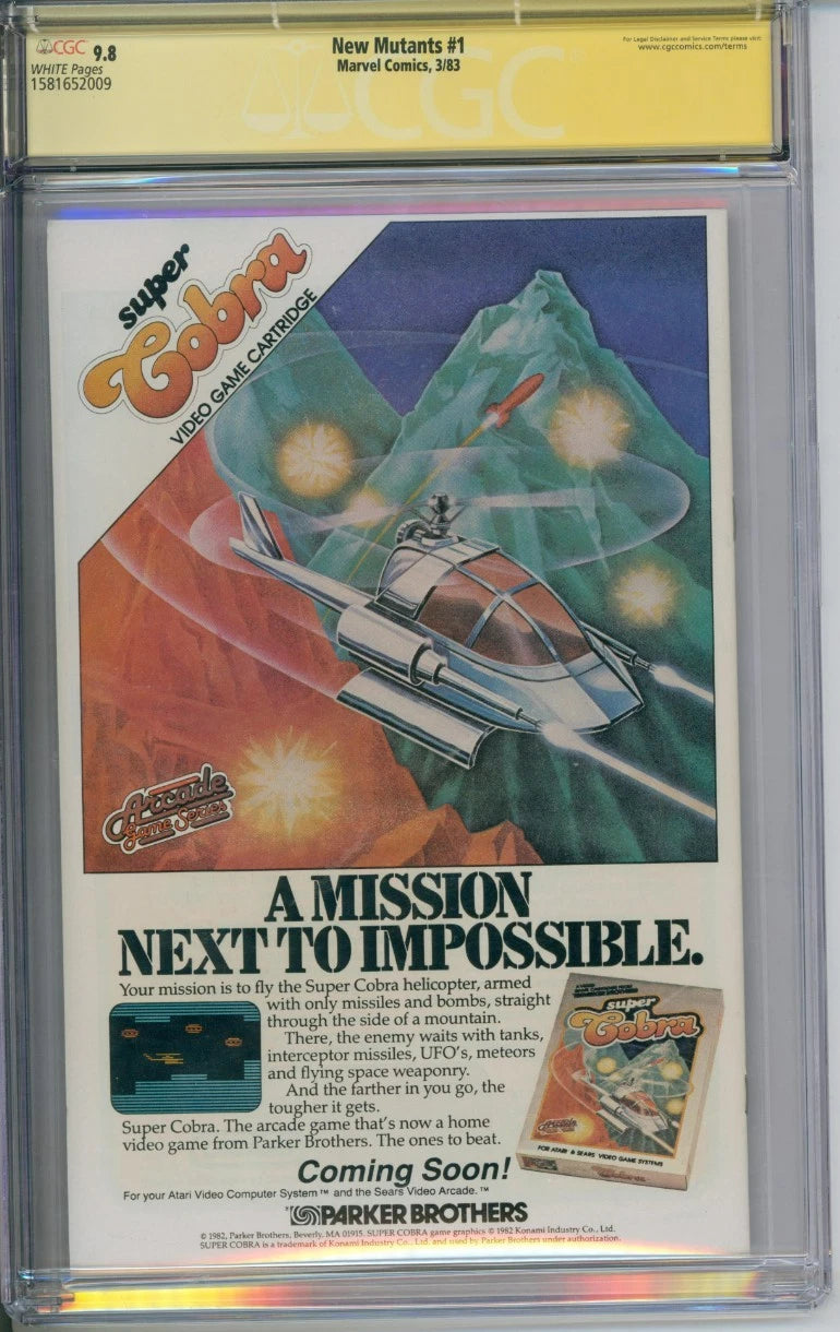 New Mutants #1 CGC Signature Series 9.8 Signed By Chris Claremont