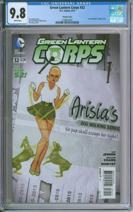Green Lantern Corps #32 CGC 9.8 "Bombshell" Variant