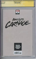 Absolute Carnage #5 CGC Signature Series 9.8 Signed By Donny Cates