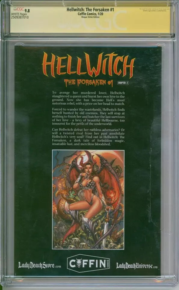 Hellwitch: The Forsaken #1 CGC Signature Series 9.8 Dawn Mcteigue