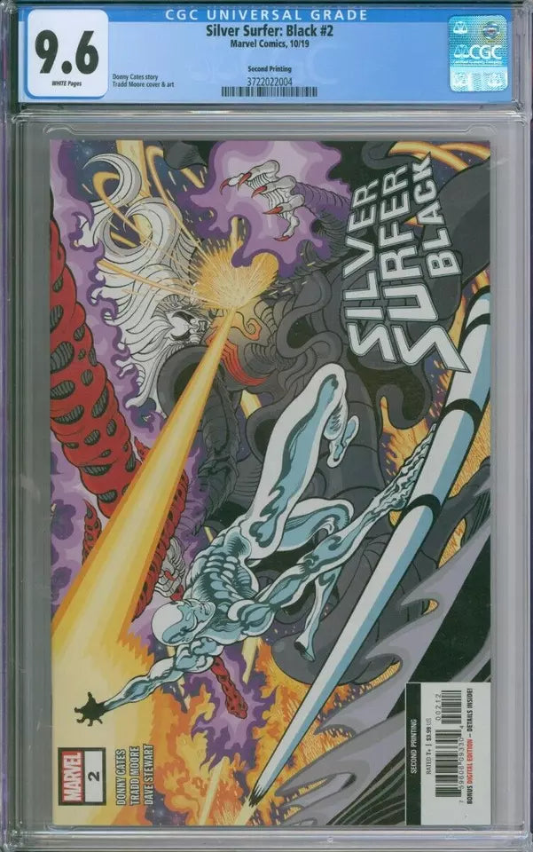 Silver Surfer: Black #2 CGC 9.6 Second Printing