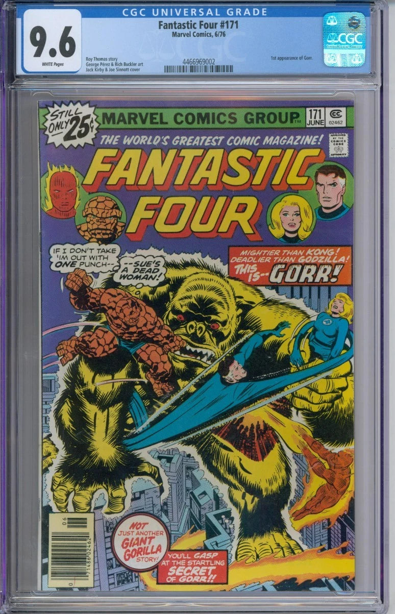 Fantastic Four #171 CGC 9.6 1st Appearance Of Gorr 1976