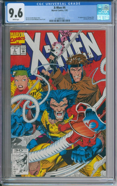X-Men #4 CGC 9.6 1st Appearance Of Omega Red