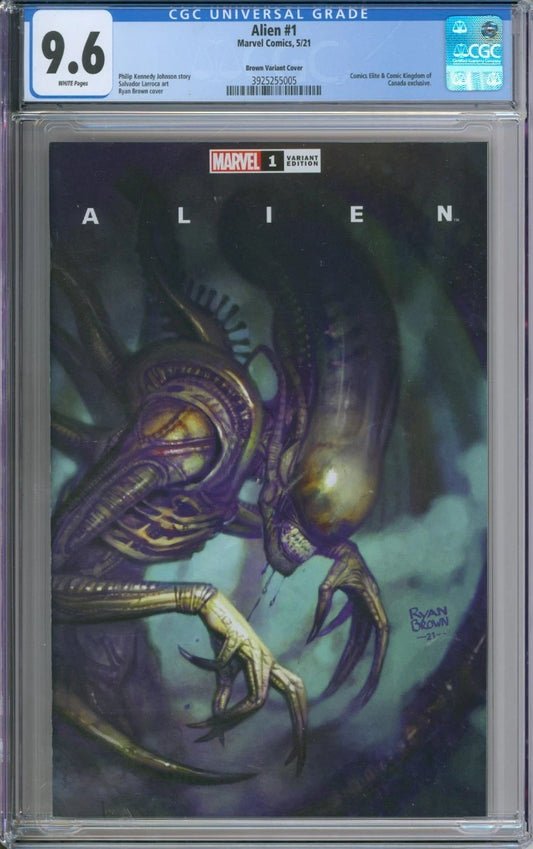 Alien #1 CGC 9.6 Brown Variant Edition Cover Exclusive