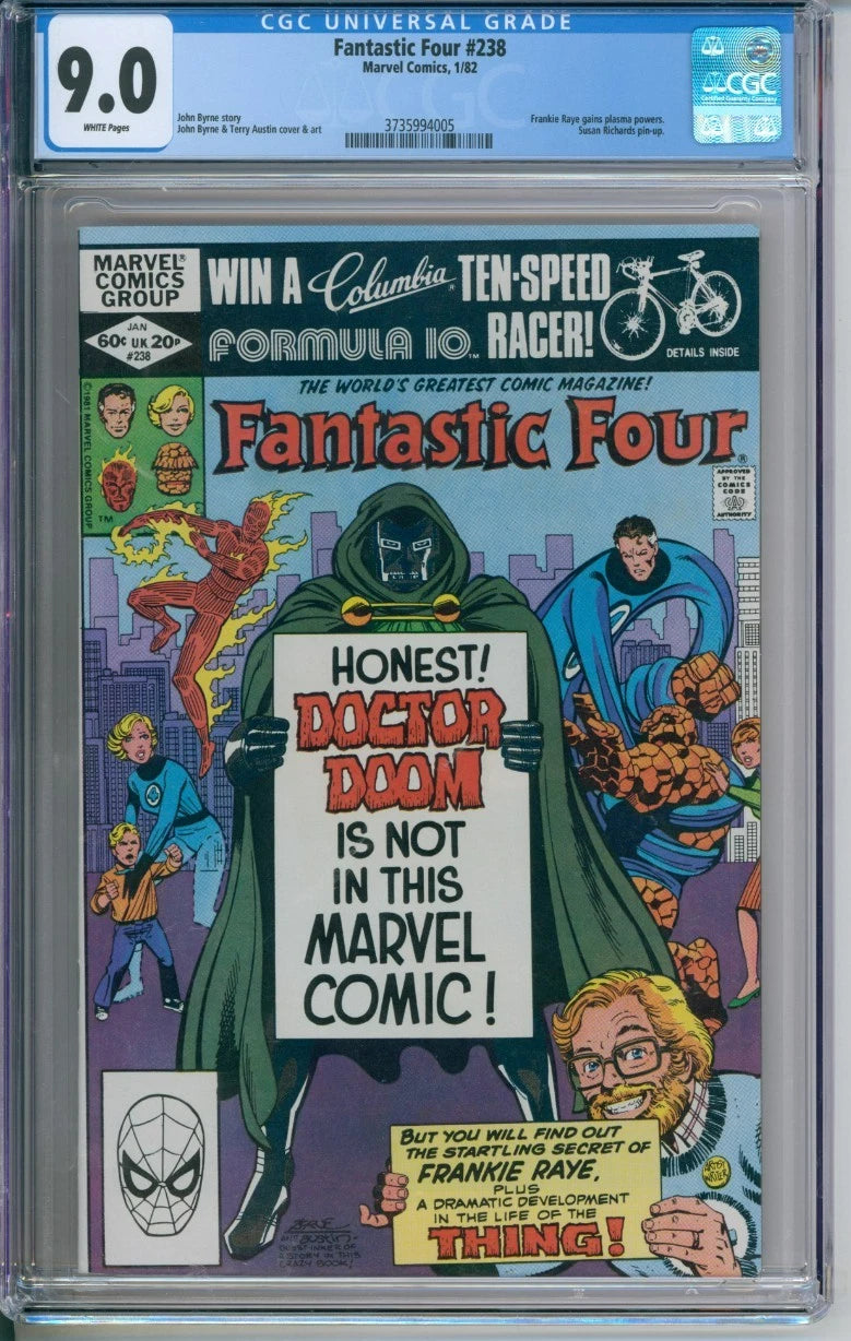 Fantastic Four #238 CGC 9.0 John Bryne
