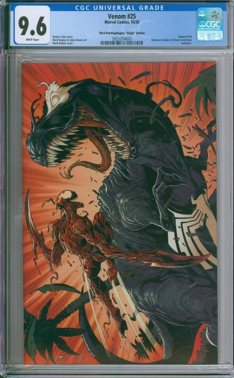 Venom #25 (LGY #190) CGC 9.6 Third Printing "Virgin" Edition