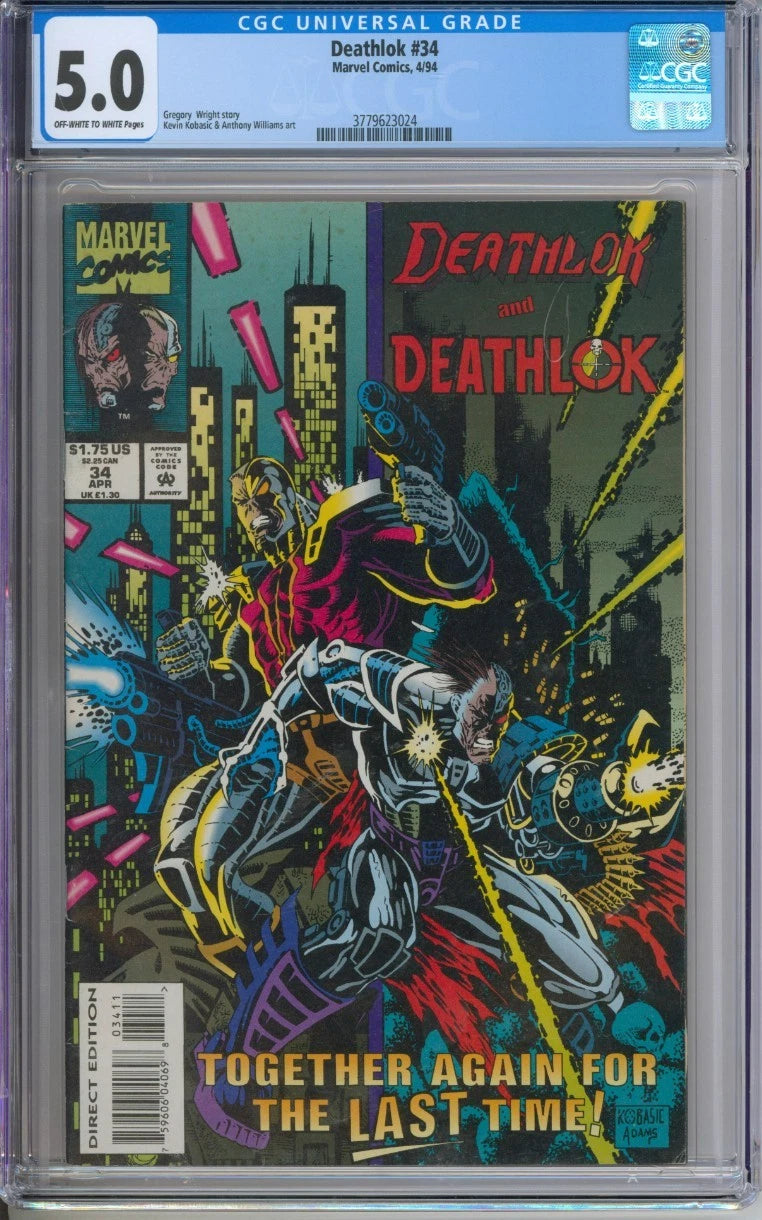 Deathlok #34 CGC 5.0 Gregory Wright