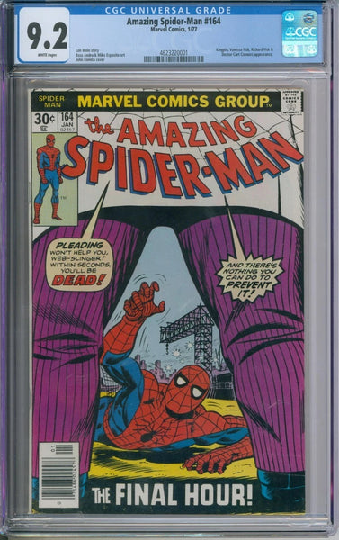 Amazing Spider-Man #164 CGC 9.2 Len Wein