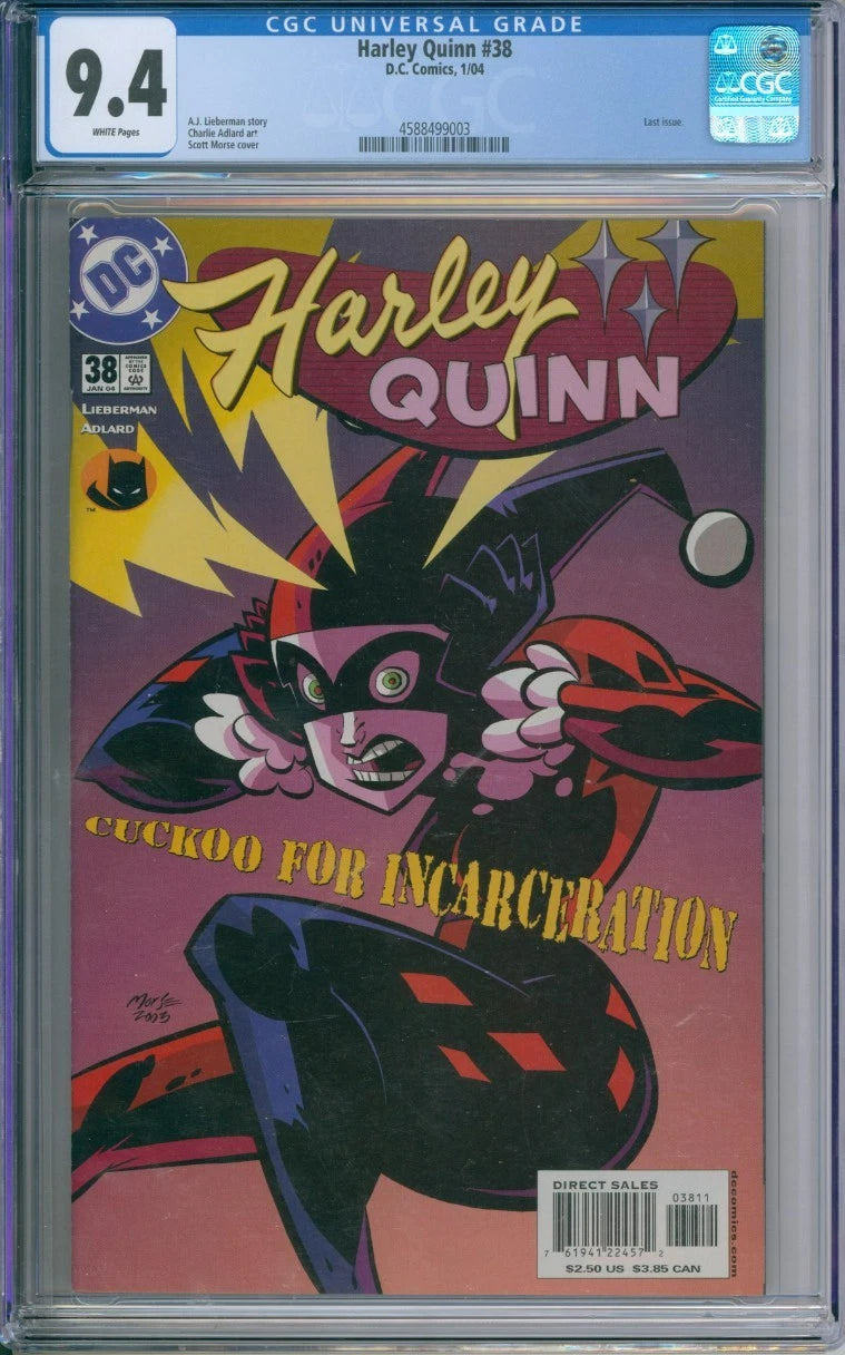 Harley Quinn #38 CGC 9.4 Last Issue