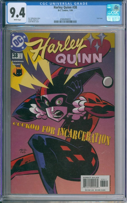 Harley Quinn #38 CGC 9.4 Last Issue