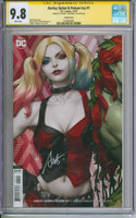 Harley Quinn & Poison Ivy #1 CGC Signature Series 9.8 Signed By Stanley Lau
