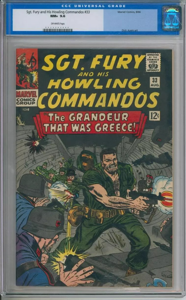 SGT. Fury And His Howling Commandos #33 CGC 9.6