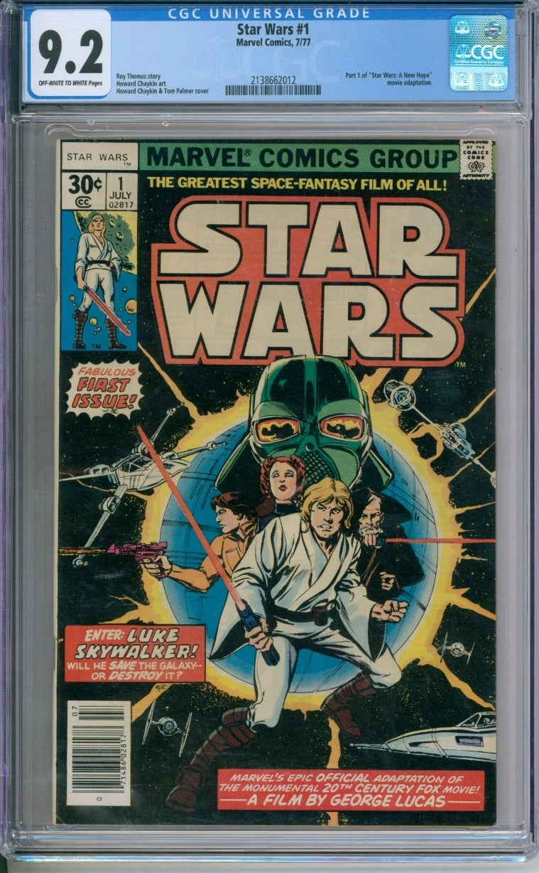 Star Wars #1 CGC 9.2 Part 1 Of "A New Hope" Movie Adaptation