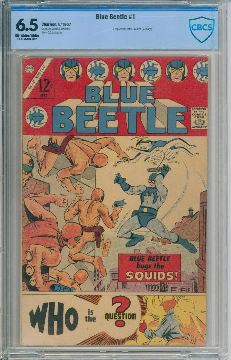 Blue Beetle #1 CBCS 6.5 1st Appearance Of The Question
